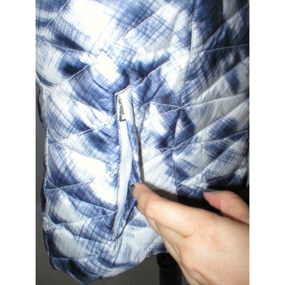 New $168 Athleta Womens White Gray Vest XXS Warm NWT 00 0 2 Featherdry 800 Fill - Picture 2 of 8